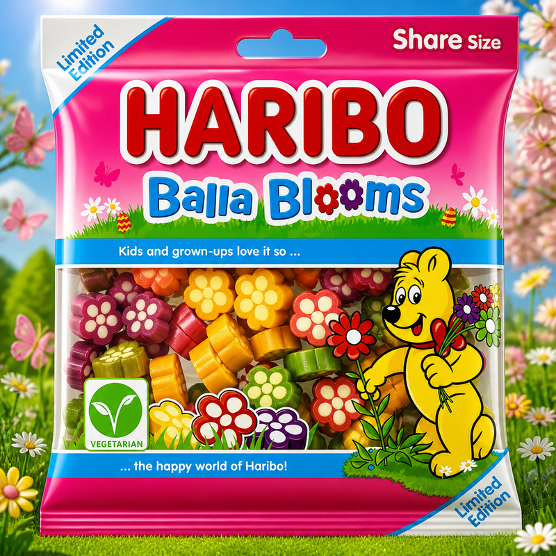Haribo Balla Blooms LIMITED EDITION Share Bag 140g