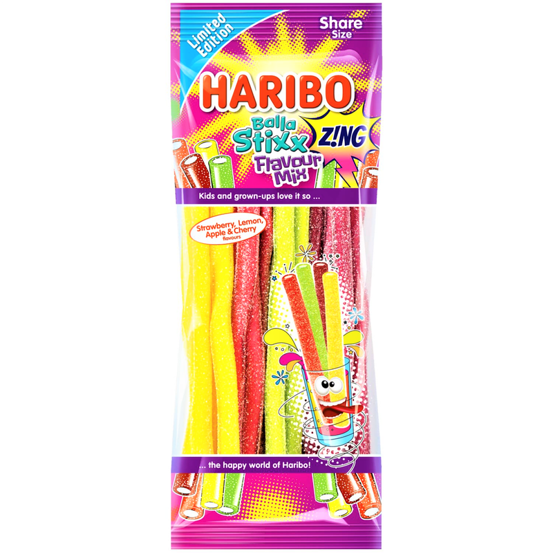 Haribo Balla Stixx Zing FLAVOUR MIX LIMITED EDITION 140g