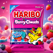 Haribo Berry Clouds Share Bag (USA) 117g