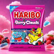 Haribo Berry Clouds Share Bag (USA) 117g