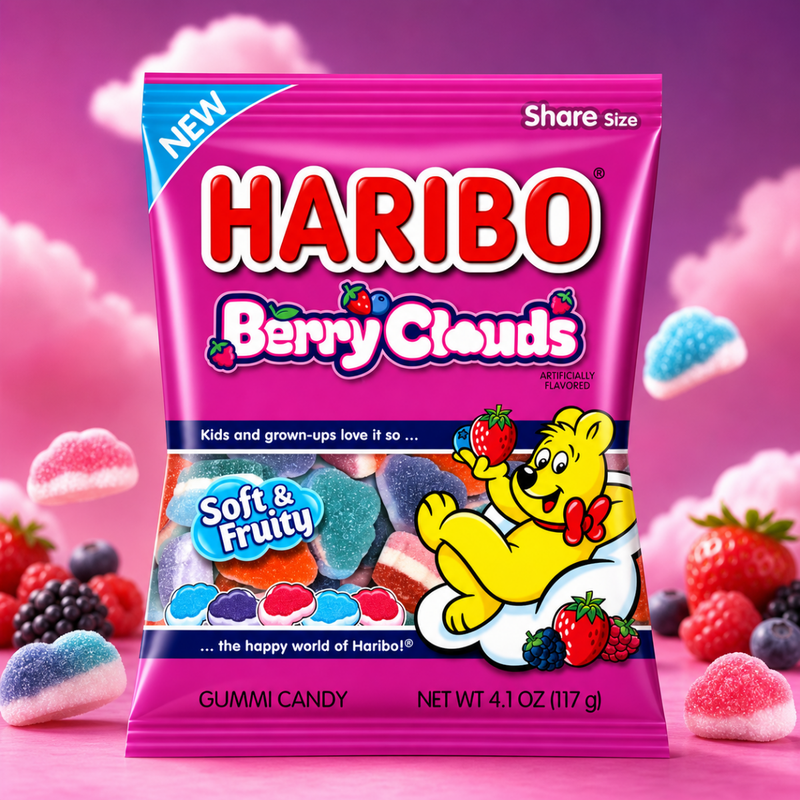 Haribo Berry Clouds Share Bag (USA) 117g