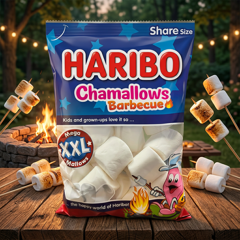 Haribo Chamallows Barbecue XXL Marshmallows 500g