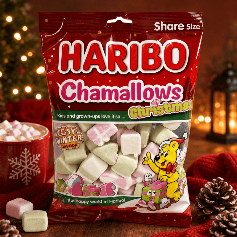Haribo Chamallows CHRISTMAS Marshmallow Bag 140g