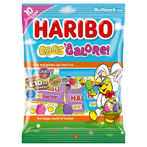 Haribo EGGS GALORE Easter Sweets 10x16g Multipack 160g