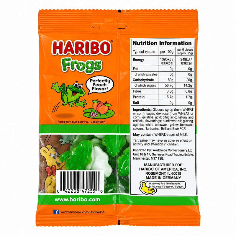 Haribo Frogs Share Bag (IMPORT) 142g