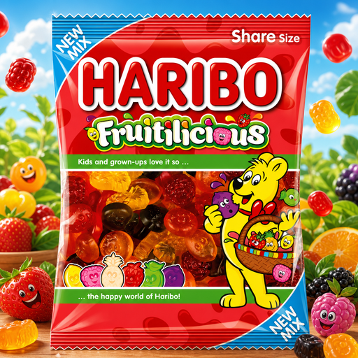 Haribo Fruitilicious Share Bag 150g