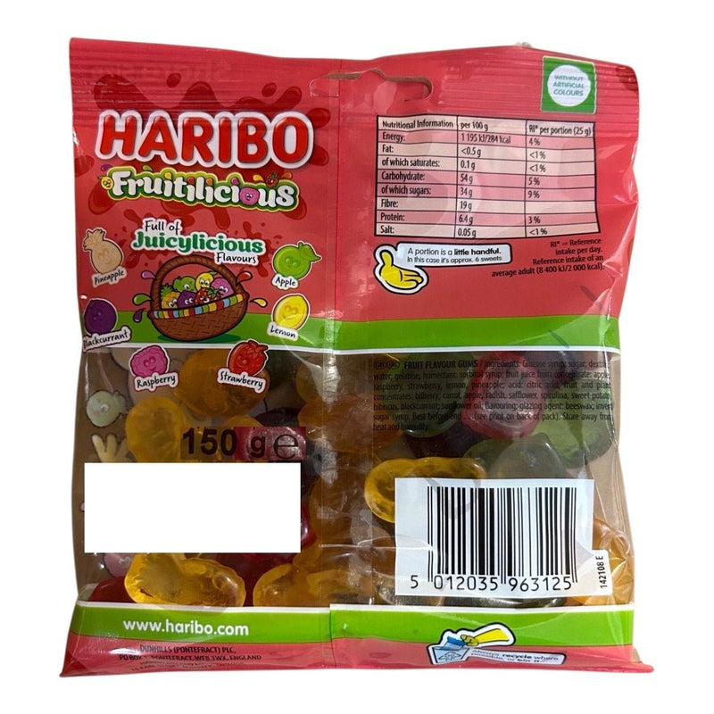 Haribo Fruitilicious Share Bag 150g