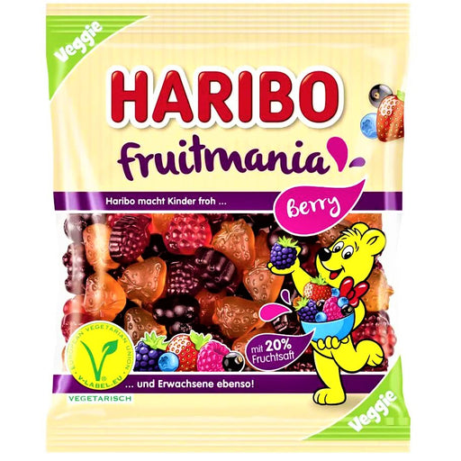 Haribo Fruitmania Berry (GERMANY) 160g - Happy Candy UK LTD