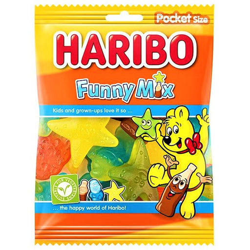 Haribo Funny Mix (BELGIUM) 75g - Happy Candy UK LTD