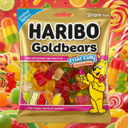 Haribo Goldbears Fruit Lolly Favourites LIMITED EDITION Sweets 160g