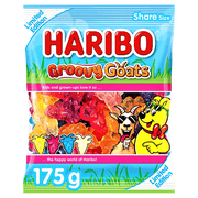 Haribo GROOVY GOATS LIMITED EDITION Share Bag 175g - Happy Candy UK LTD