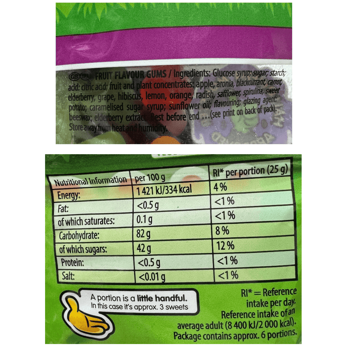 Haribo Halloween BONE SHAKERS Share Bag 160g - Happy Candy UK LTD