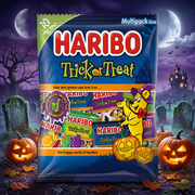Haribo Halloween Trick or Treat 10x16g Fun Size Bags Multipack 160g