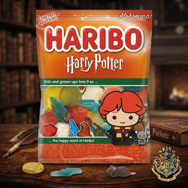 Haribo HARRY POTTER Ron Weasley LIMITED EDITION Sweets Share Bag 160g