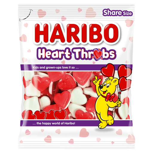 Haribo HEART THROBS Share Bag 160g