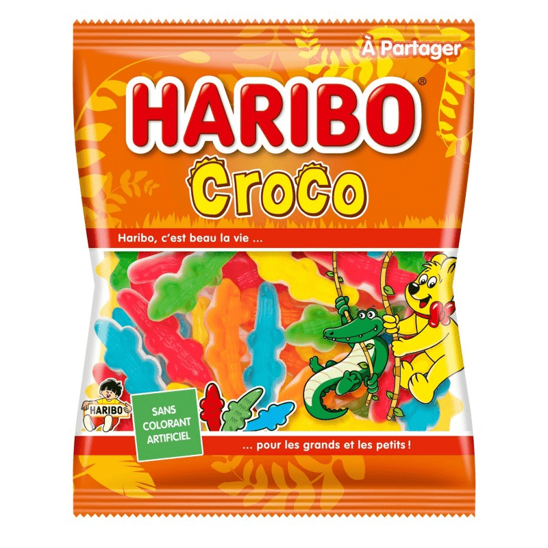 Haribo International CROCO 500g Maxi Pack (FRANCE) - Happy Candy UK LTD