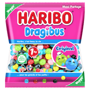 Haribo International DRAGIBUS ORIGINAL 1KG Maxi Pack (FRANCE) - Happy Candy UK LTD
