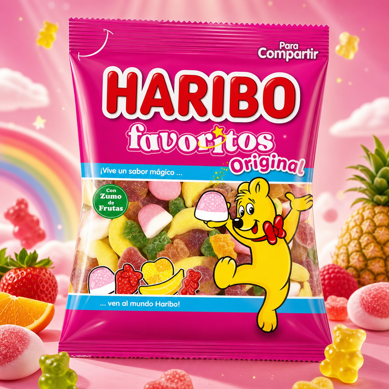 Haribo International FAVORITOS ORIGINAL 500g Maxi Pack (FRANCE)
