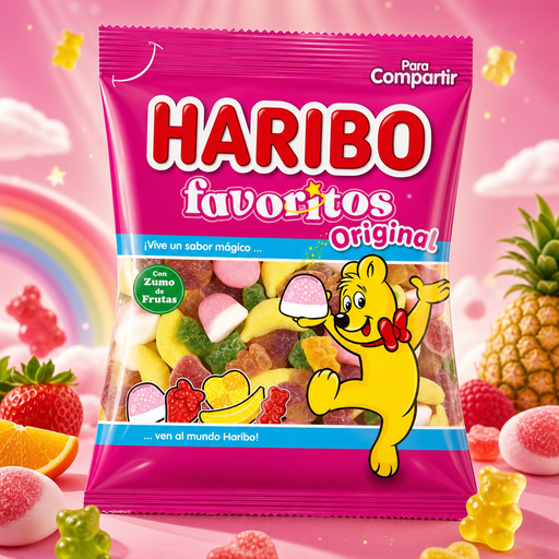 Haribo International FAVORITOS ORIGINAL 500g Maxi Pack (FRANCE)