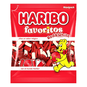 Haribo International FAVORITOS RED & WHITE 500g Maxi Pack (FRANCE) - Happy Candy UK LTD