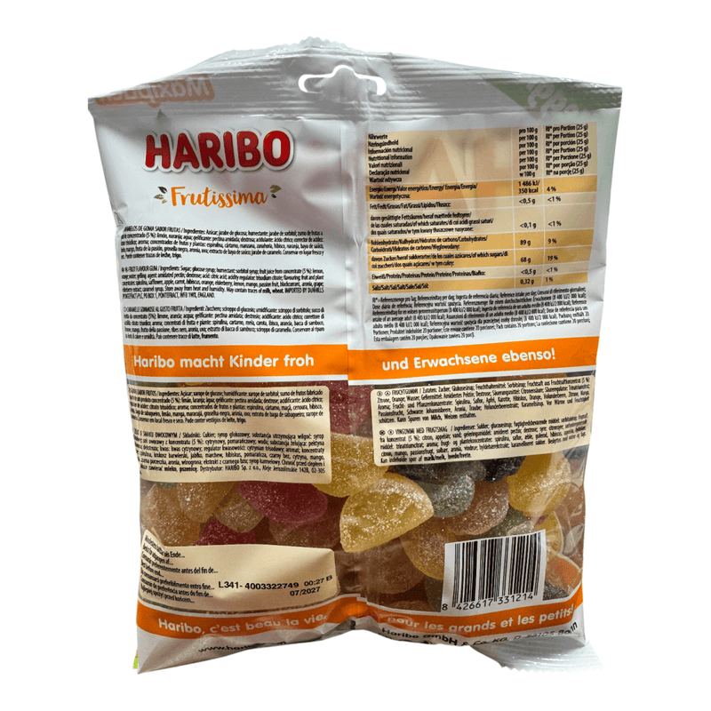Haribo International FRUTISSIMA Fruit Jellies 500g (FRANCE)