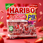 Haribo International RED CRUSH P!K (IMPORT) 1KG