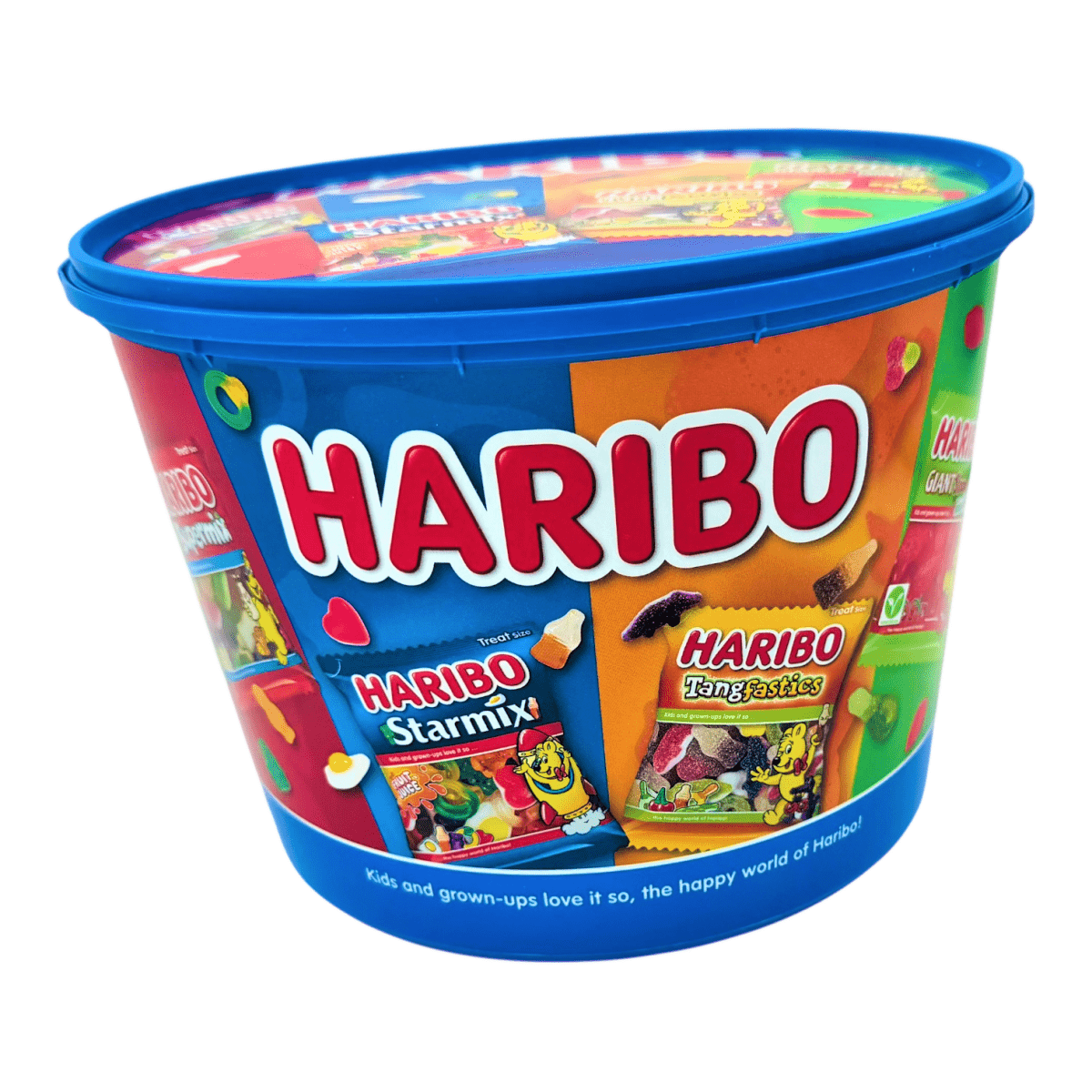 Haribo LARGE SHARING TUB 600g Happy Candy UK LTD haribo-large-sharing-tub-600g-happy-candy-uk-ltd
