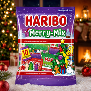 Haribo Merry Mix CHRISTMAS 10x16g Fun Size Bags Multipack 160g