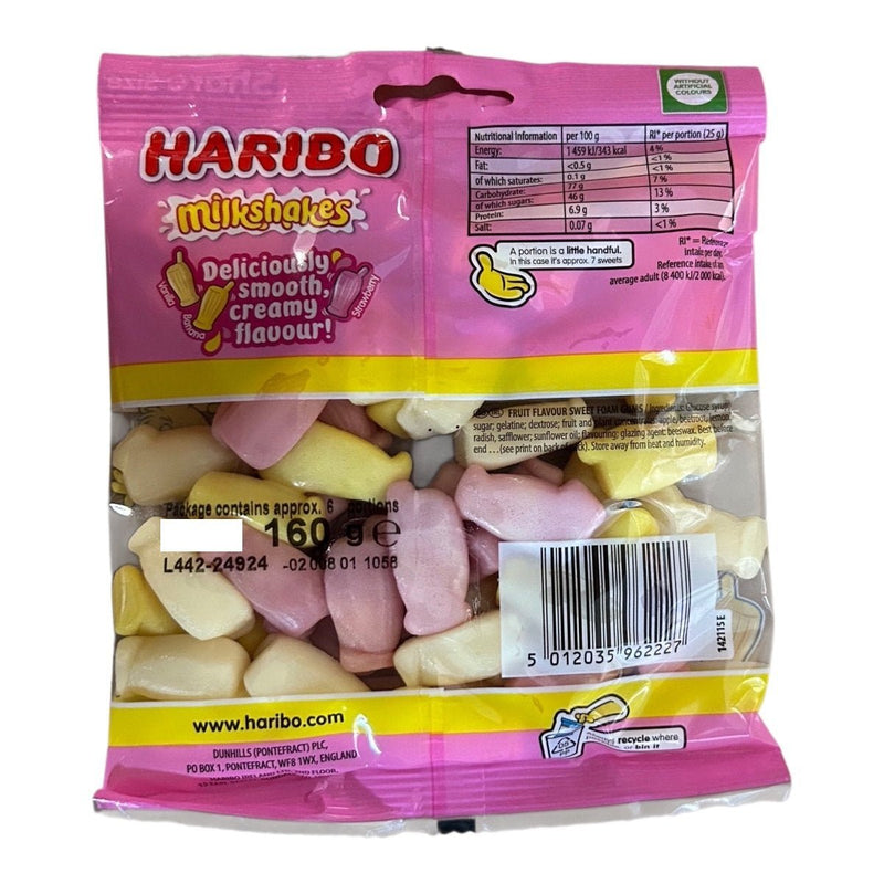 Haribo Milkshakes Share Bag 160g