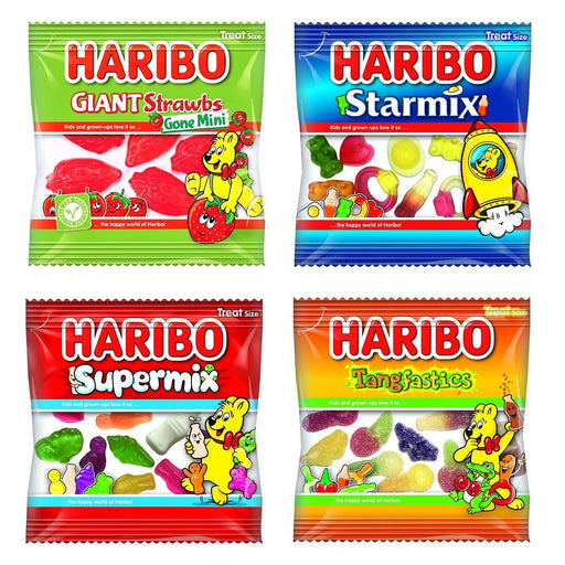 Haribo Multi - Pack 75 Treat Bags (75X16g) - Happy Candy UK LTD
