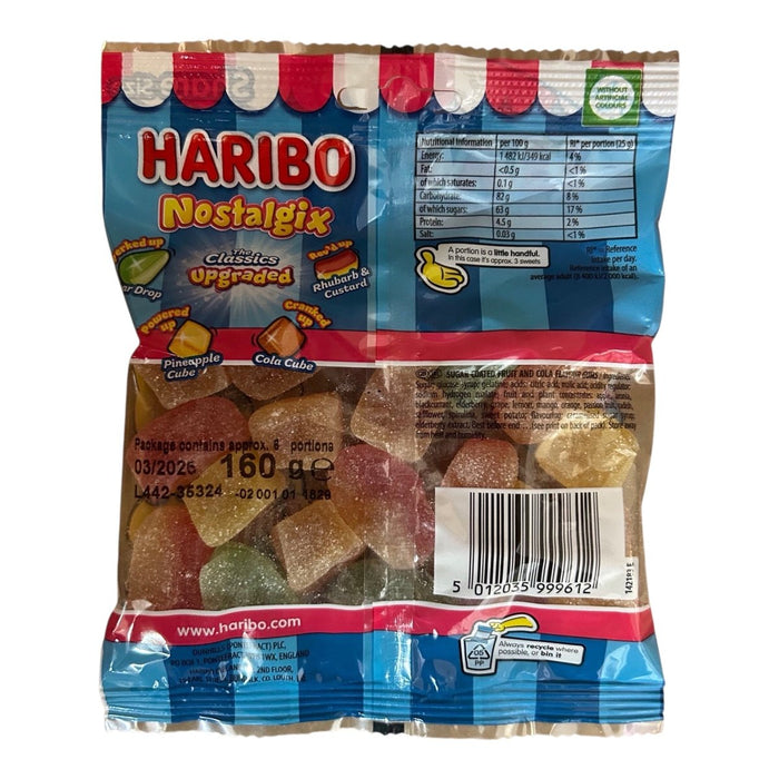 Haribo Nostalgix Share Bag (NEW FOR 2025) 160g - Happy Candy UK LTD