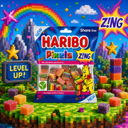 Haribo PIXELS Zing Share Bag 140g