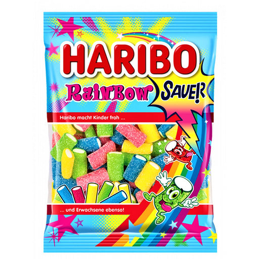 Haribo Rainbow Fizz Share Bag (GERMANY) 160g - Happy Candy UK LTD