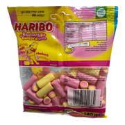 Haribo Rhubarb & Custard Rolls Share Bag 140g