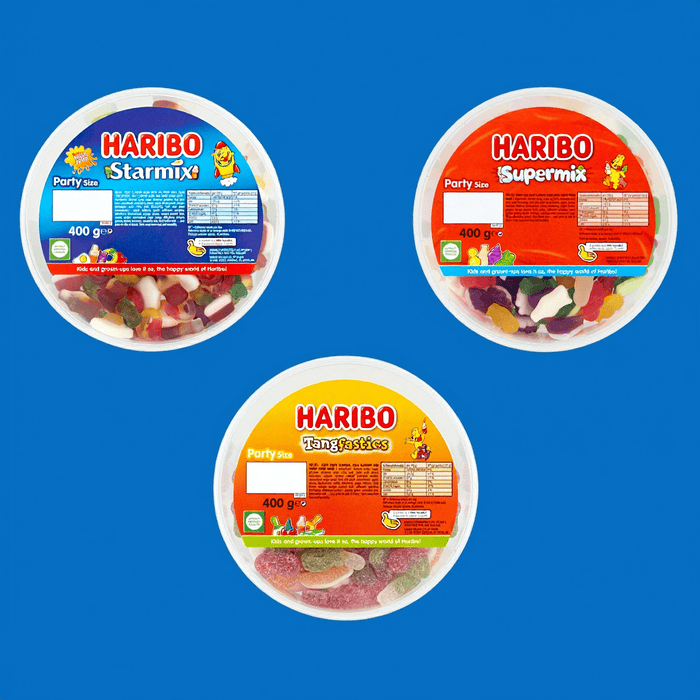 Haribo Starmix Tangfastics Supermix Party Tub 400g