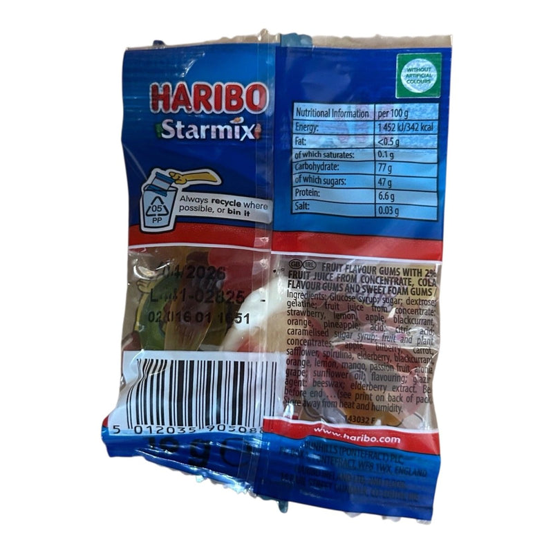 Haribo Starmix Treat Bag 16g - Happy Candy UK LTD