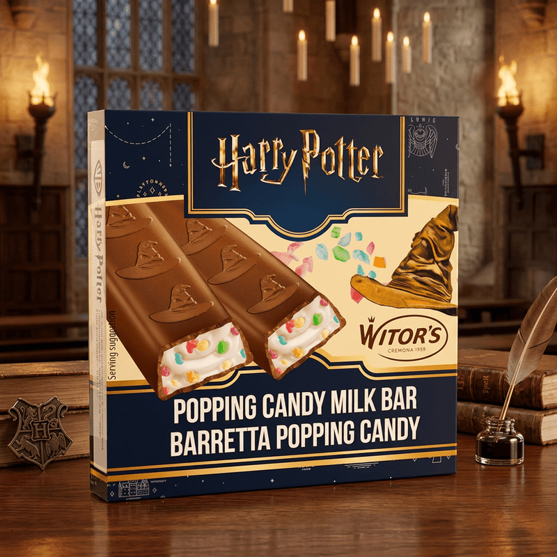 Harry Potter Popping Candy Milk Chocolate Mini Bars (4x12.5g) 50g