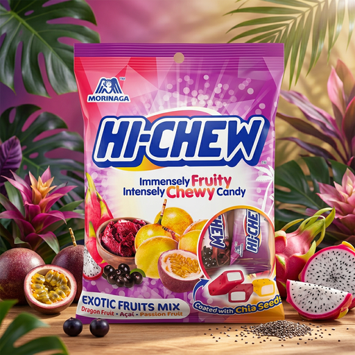 HI - CHEW EXOTIC FRUITS MIX (IMPORT) 100g