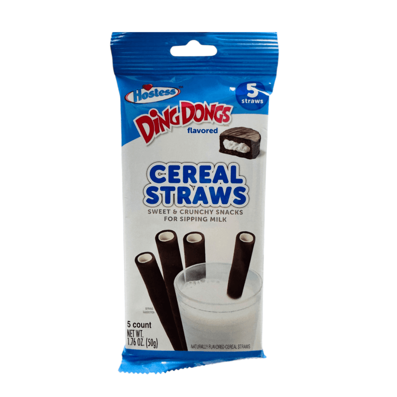 Hostess Ding Dongs Flavoured Cereal Straws (USA) 50g - Happy Candy UK LTD
