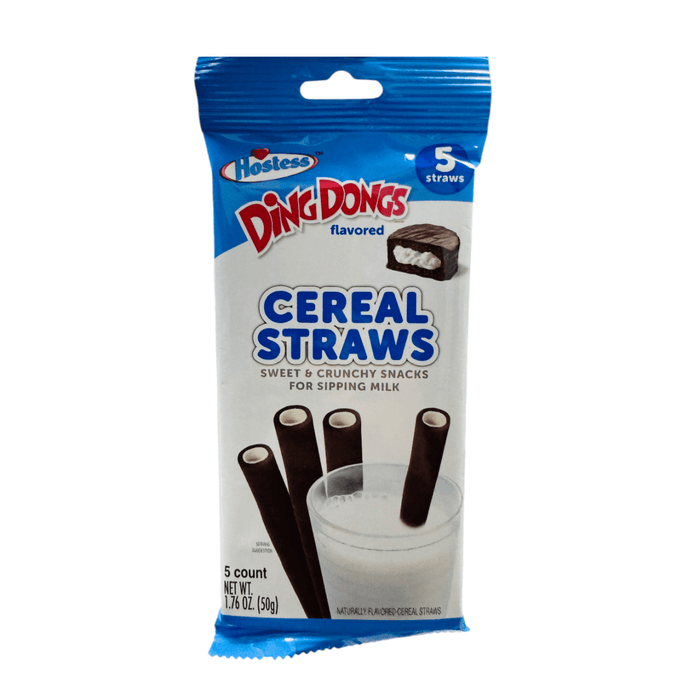 Hostess Ding Dongs Flavoured Cereal Straws (USA) 50g - Happy Candy UK LTD