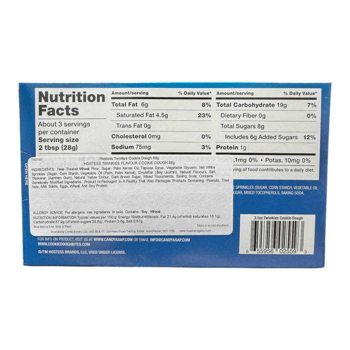 Hostess Twinkes Cookie Dough Bites Box (USA) 88g
