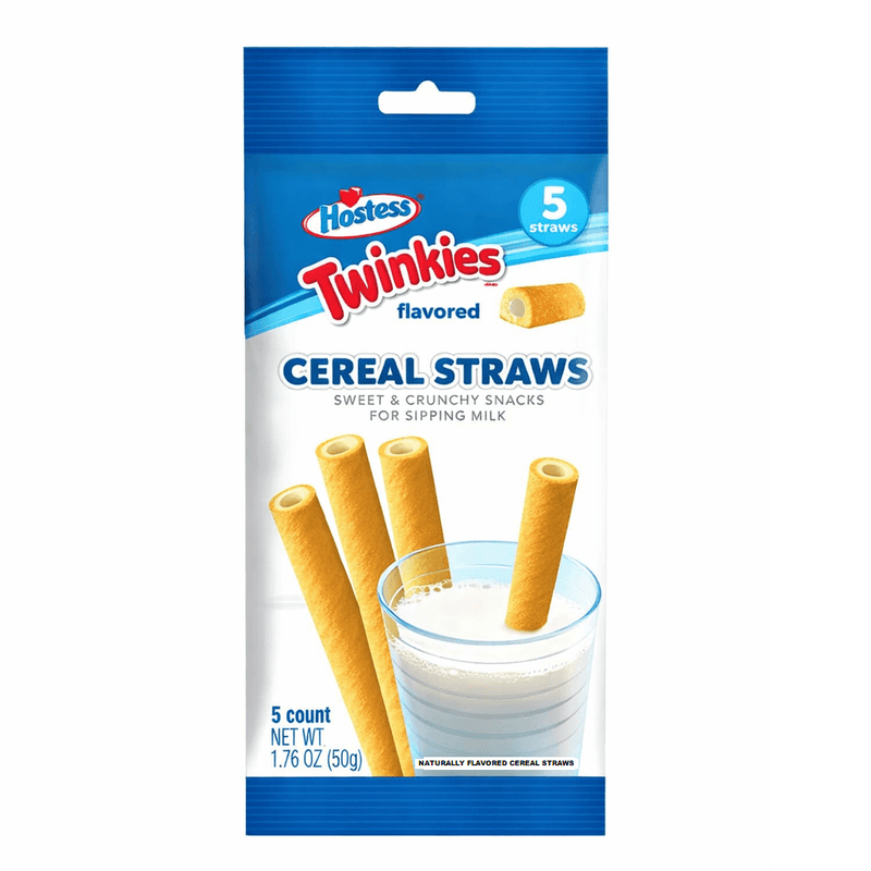 Hostess Twinkies Cereal Straws 5 Pack (IMPORT) 50g