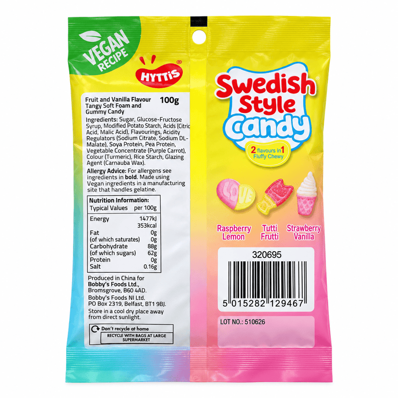 Hyttis Swedish Style Candy Magic Mix Bag 100g