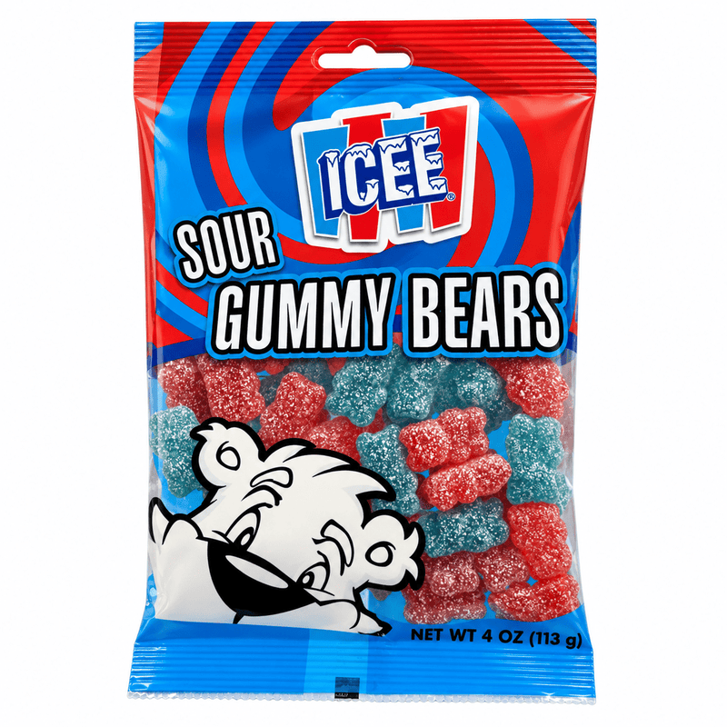 ICEE Sour Gummy Bears Candy Bag 113g