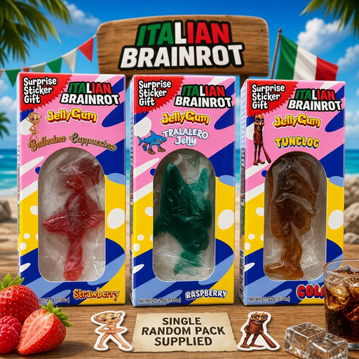Italian Brainrot Surprise Character Jelly Gum 1x22g