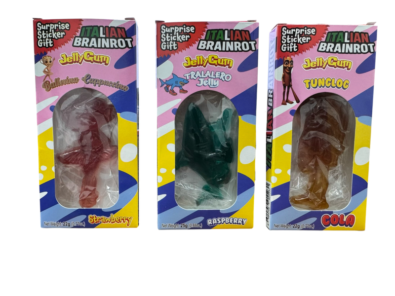 Italian Brainrot Surprise Character Jelly Gum 1x22g