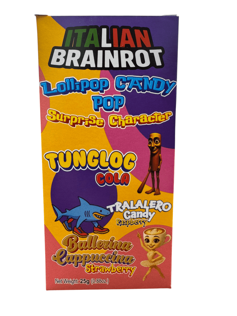 Italian Brainrot Surprise Character Lollipop 1x25g