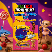 Italian Brainrot Surprise Character Lollipop 1x25g