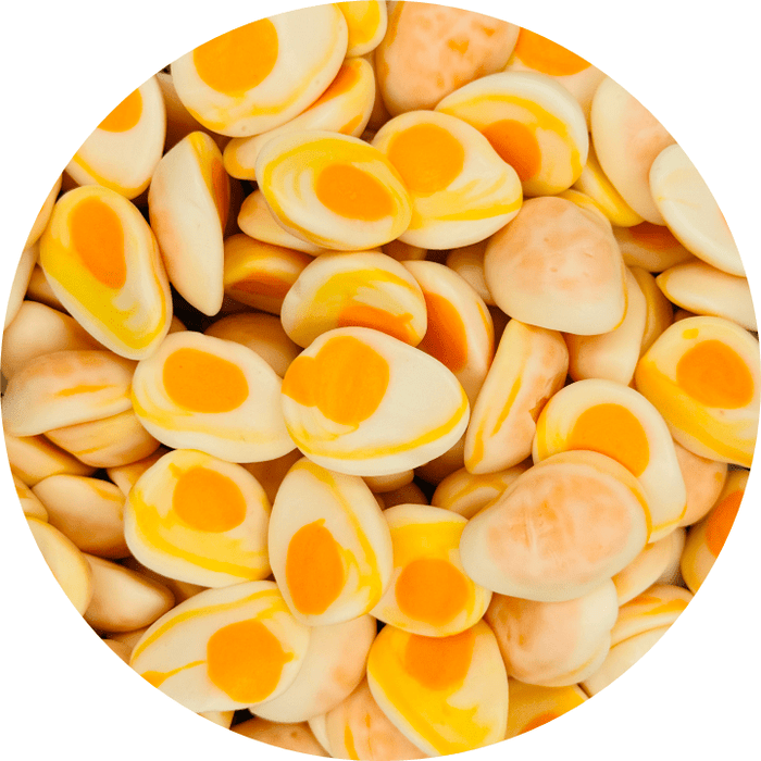 Jelly Filled Boiled Eggs Gummies