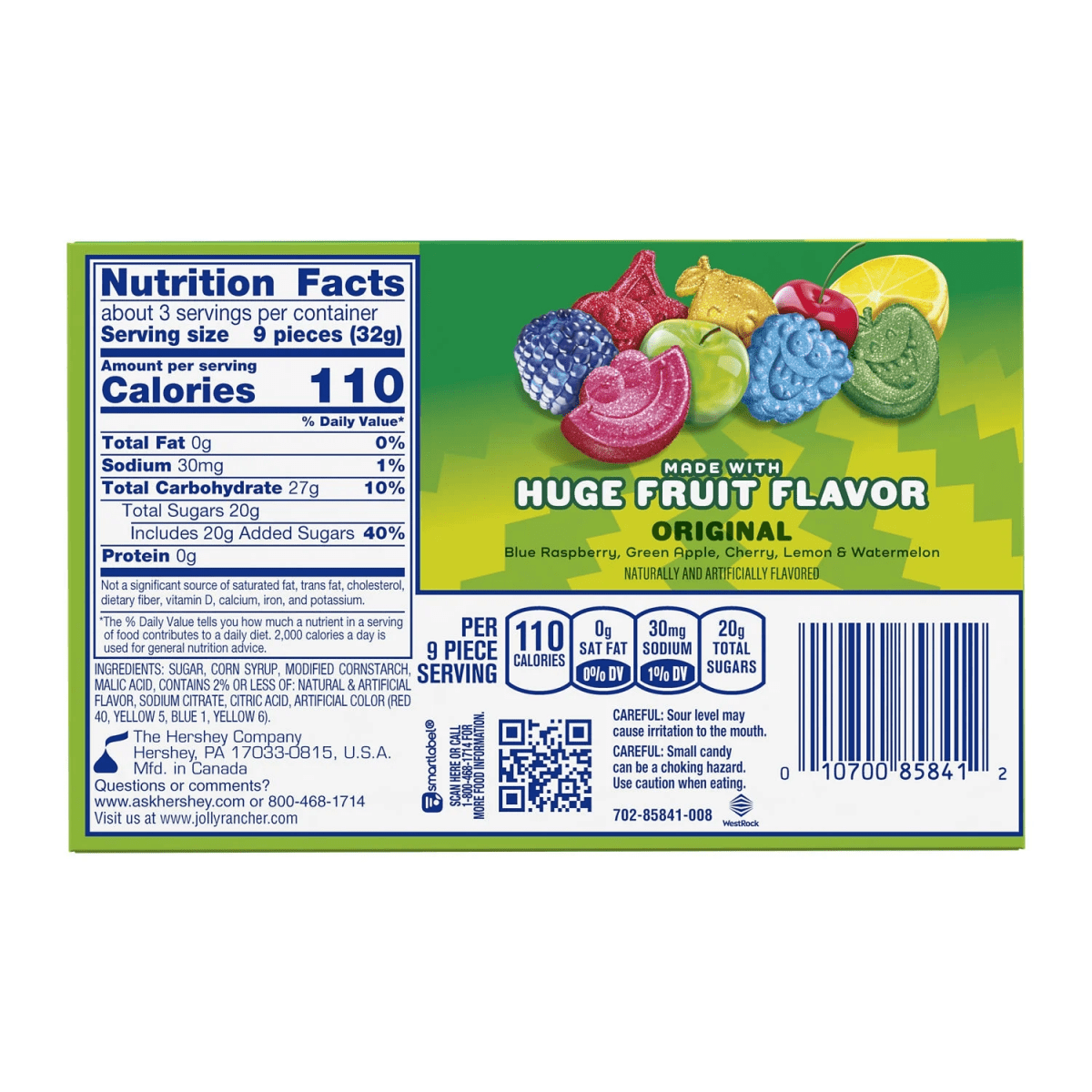 Jolly Rancher Gummies Sours (USA) 99g — Happy Candy UK LTD